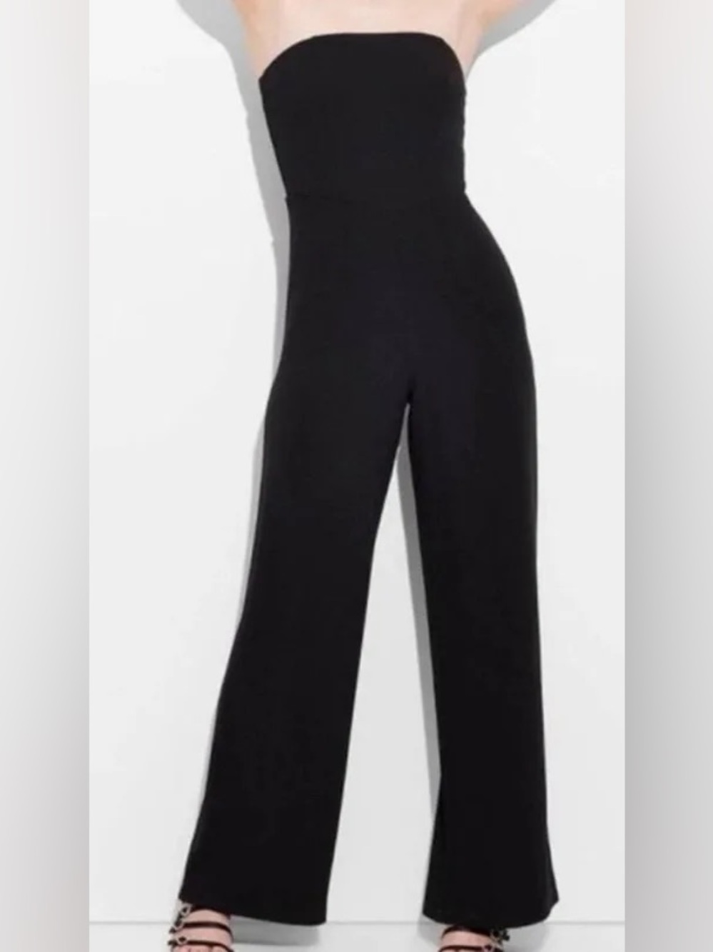 Women's Wide Leg Tube Jumpsuit - Wild Fable Black L
